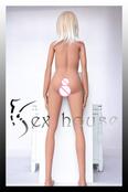 FREE SHIPPING 158cm light tan skin color real pussy silicone sex doll for sexshop full skeleton TPE sex doll from automatic woman